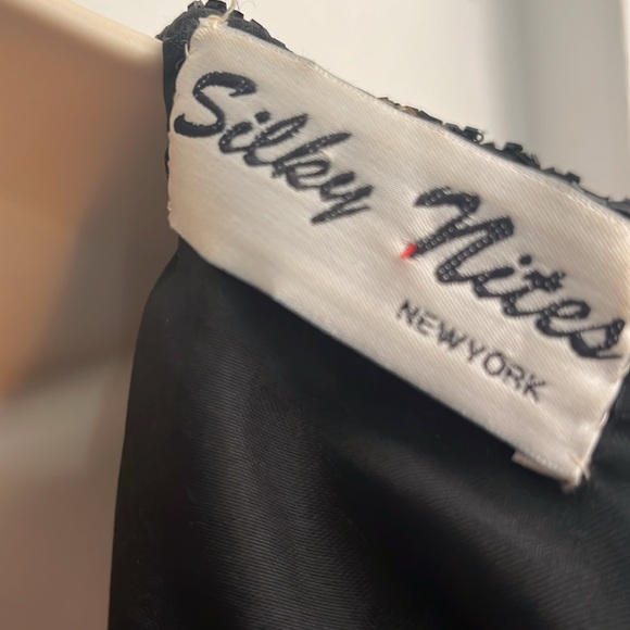 VTG beaded cocktail holiday sparkle dress - Picture 10 of 14